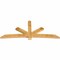 Ekena Millwork Alberta Rough Sawn Timber Gable Bracket, Western Red Cedar, 108"W x 45"H x 4"D x 6"F, 10/12 Pitch GBW108X45X0406ALB00RWR - alternate 4
